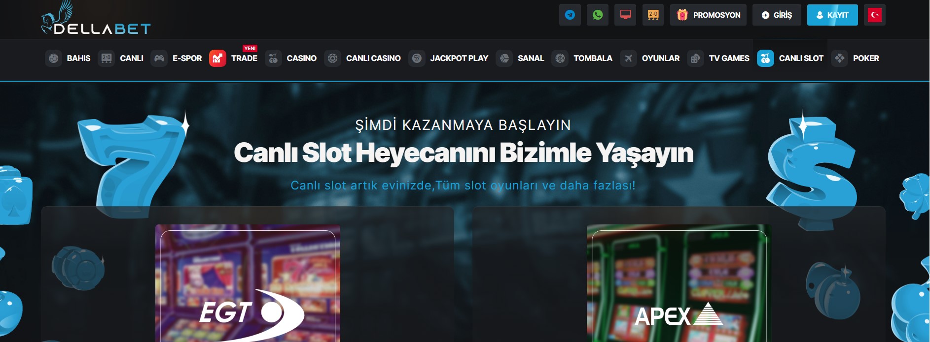 Dellabet Casino Oyunu